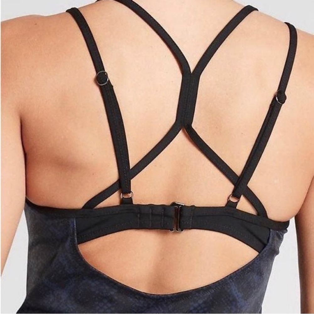 Athleta Snake Bra Cup Blousy Tankini - Picture 3 of 9